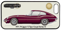 Jaguar E-Type Coupe S3 1971-74 Phone Cover Horizontal